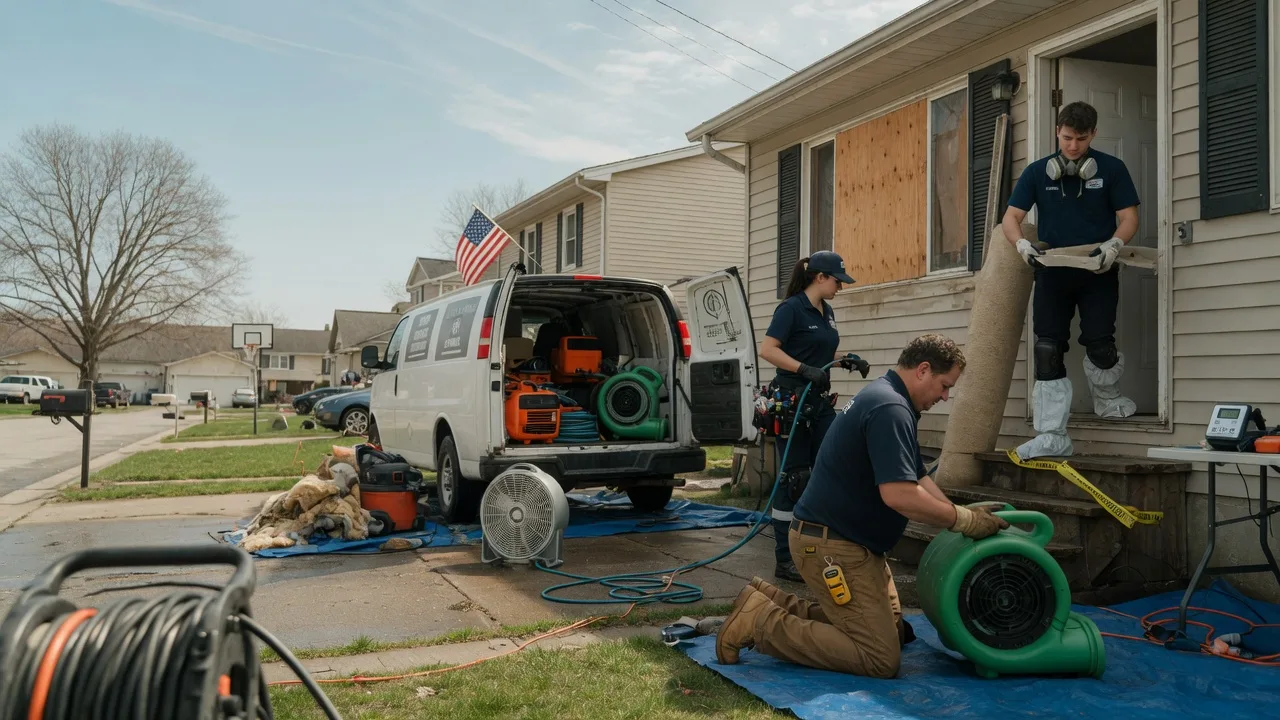 Water Damage Restoration in New Paris, OH near me